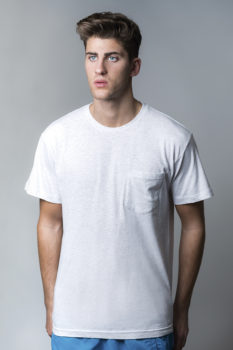 CAMISETA ALGODÓN BOLSILLO ADULTO