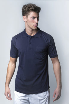 POLO PIQUÉ 190gr MANGA CORTA BOLSILLO ADULTO