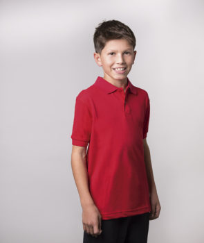 POLO PIQUÉ 190gr MANGA CORTA NIÑO