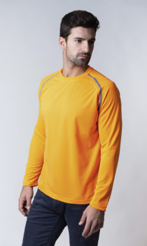CAMISETA TÉCNICA MANGA LARGA REFLECTANTE ADULTO