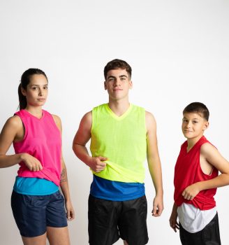 CAMISETA TÉCNICA REVERSIBLE SIN MANGAS ADULTO | NIÑO