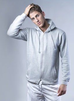 SUDADERA FELPA CAPUCHA CREMALLERA ADULTO