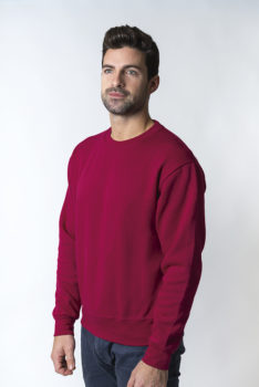 SUDADERA FELPA CUELLO REDONDO ADULTO