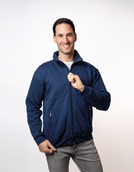 SUDADERA FELPA CREMALLERA ENTERA ADULTO